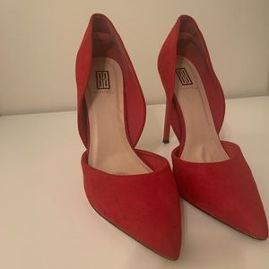 Red Stiletto Pump